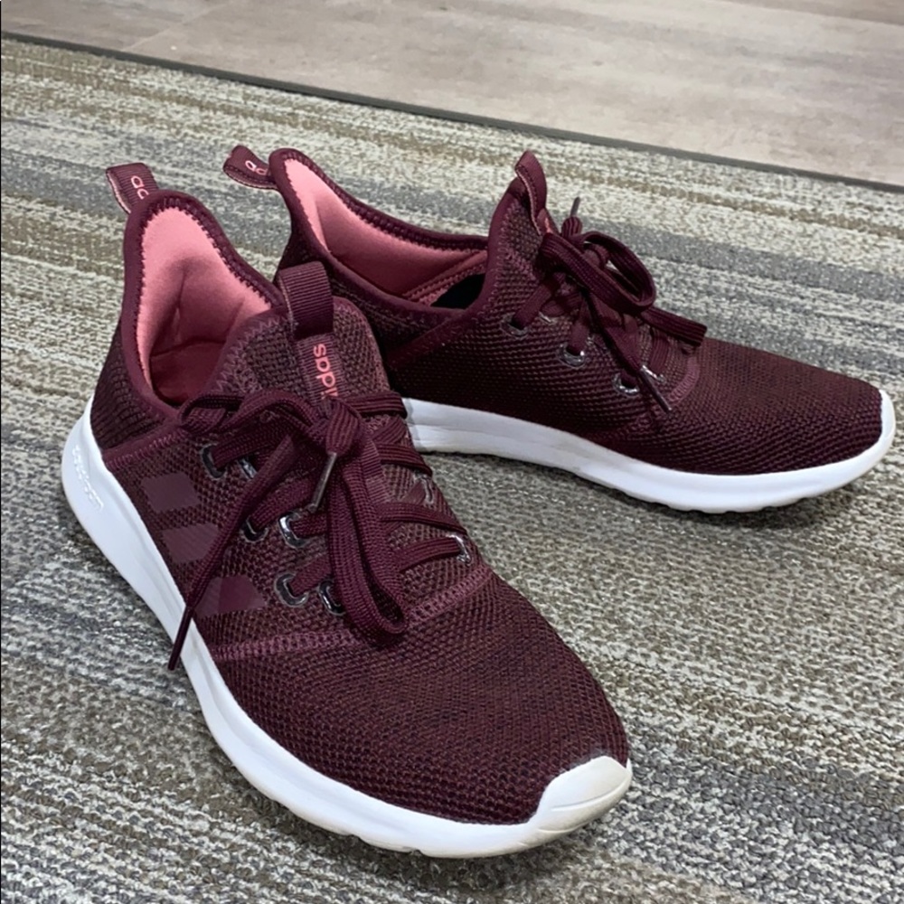 maroon adidas shoes